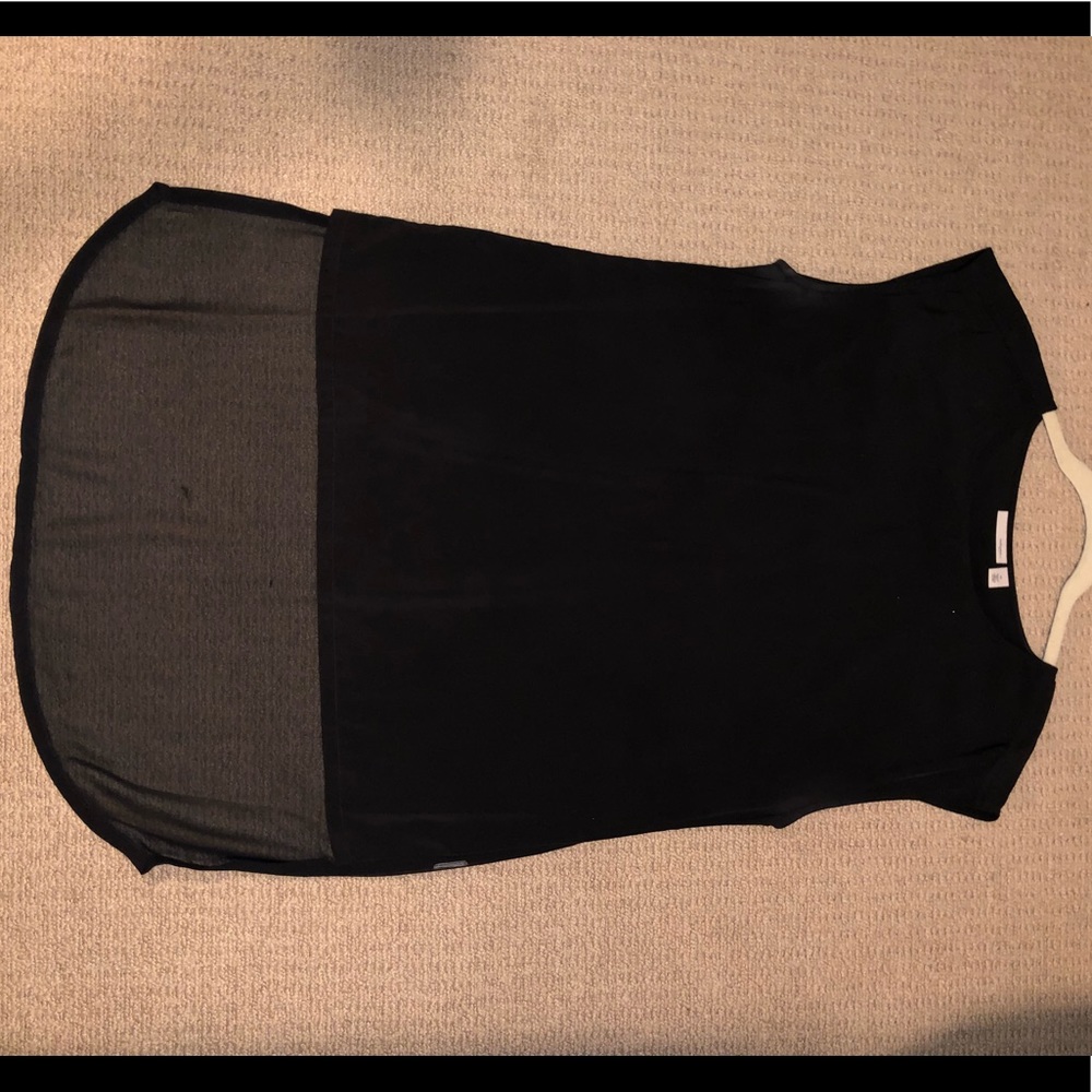 Halogen black silk top. Sz xs